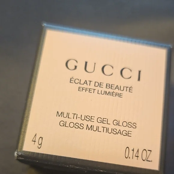 LIP GLOSS. Gucci Éclat De Beauté Multi-Use Gel Gloss - Tan - Picture 4 of 9